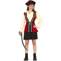 Costume da pirata con teschio per ragazze