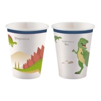 Bicchieri Dinosauri Preistorici da 250 ml - 8 unità