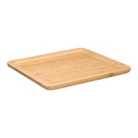 Vassoio quadrato in bambù 30 x 30 cm per antipasti