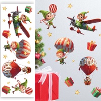 Decorazione adesiva da parete di Elfi 70 x 25 cm