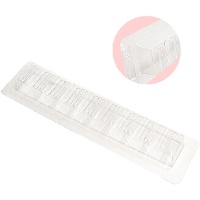 Stampo in plastica per torrone e cioccolato di 25 x 3,5 cm con linee