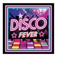 Tovaglioli Disco Fever 16,5 x 16,5 cm - 12 pezzi