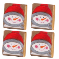 Pupazzo di neve con cappello - 150 unità