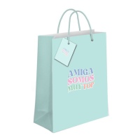 Amigas somos muy top borsa regalo 32 x 26 x 10 cm - 1 pz.