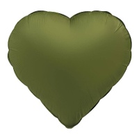 Palloncino a forma di cuore da 45 cm in colori opachi - 1 pezzo
