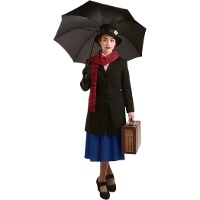 Costume da tata magica con giacca per donna