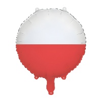Palloncino con bandiera della Polonia da 35 cm
