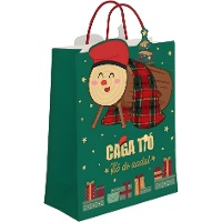 Borsa regalo 45 x 33 x 10 cm con Tió de Nadal