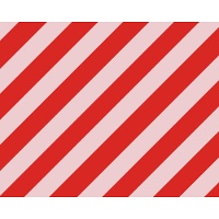 Carta da regalo a righe rosa e rosse 2 x 0,70 m - 1 unità