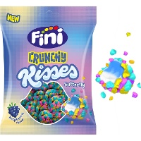 Crunchy Kisses Butterfly al lampone - Fini - 75 g