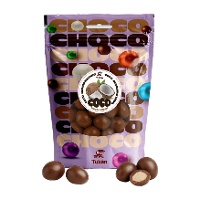 Cocco ricoperto di cioccolato al latte - 200 gr