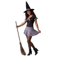 Costume da strega scolara per donna