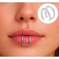 Piercing finto doppio