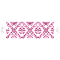 Stencil damasco da 10 x 30 cm - Decora