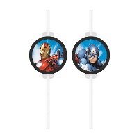 Cannucce Avengers blu - 4 unità