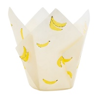 Capsule a tulipano di carta per muffin alla banana - PME - 24 unità