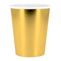 Bicchieri da 300 ml in cartone biodegradabile colorati - 6 pezzi