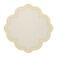 Tovaglietta tonda elegante Ø 38 cm - 1 pezzo