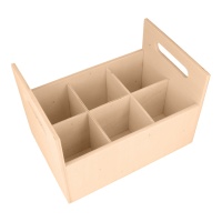 Organizzatore in legno 24 x 16 x 16 cm