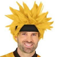 Parrucca di ninja Naruto bionda