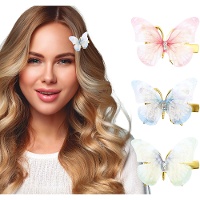 Mollette a farfalla per capelli - 6 pezzi