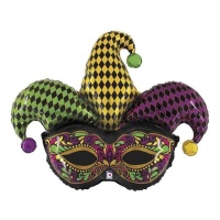 Palloncino maschera di carnevale di 78 cm - Grabo