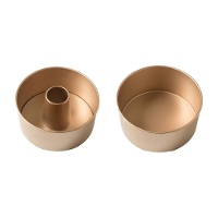 Stampo Savarin smontabile 20,5 x 20,5 x 10 cm con 2 fondi - Decora