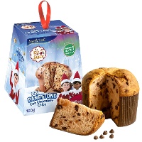 Panettone con cioccolato dell'Elfo divertente da 100 gr