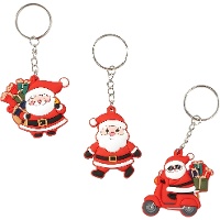 Portachiavi di Babbo Natale - 1 pezzo