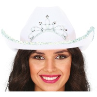 Cappello da cowgirl con corona per donna