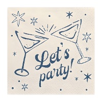 Tovaglioli di Let's party! da 16,5 x 16,5 cm - 20 pezzi