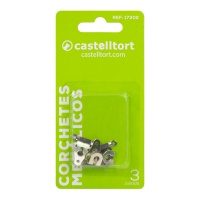 Ganci per chiusure da 2,2 cm - Castelltort - 3 pz.