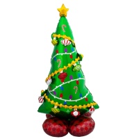 Palloncino gigante albero di Natale da 78 x 149 cm - Anagram