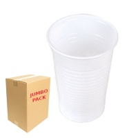 Bicchieri di plastica bianchi da 200 ml - 3000 unità