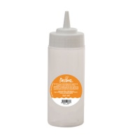 Biberon plastica con due tappi forati da 1 litro - Decora