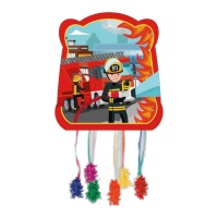 Piñata del camion dei pompieri