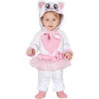 Costume da gatto bianco per bambino