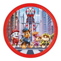 Piatti Paw Patrol in the City 23 cm - 8 pezzi.