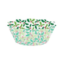 Ciotola in plastica con vischio 20 x 7,5 cm - 1 unità