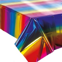 Tovaglia metallizzata multicolore 1,37 x 2,74 m