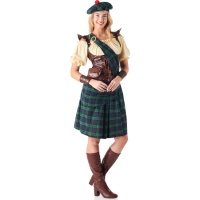 Costume scozzese Braveheart per donna