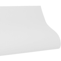 33 x 50 cm foglio bianco liscio in ecopelle - 1 pz.