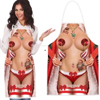 Grembiule di Mamma Natale audace