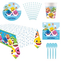 Confezione Party Baby Shark - 8 persone