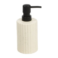 Dispenser per sapone con rilievo a righe, 16 cm