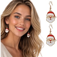 Orecchini di Babbo Natale - 1 paio