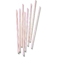 Cannucce di carta iridescenti - 12 pezzi