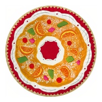 Vassoio di 30 cm di dolce dei Re Magi - 2 unità