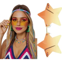 Occhiali con stelle gialle