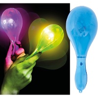 Maraca a LED 15 cm - 1 pezzo